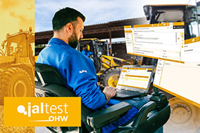 Jaltest Case Study | Como calibrar uma retroescavadora Caterpillar com Jaltest OHW 