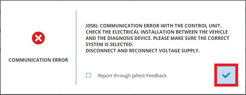 Software Error Codes